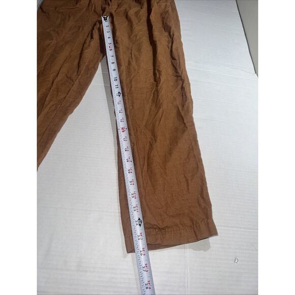 Gap Solid Brown Tl Cropped Pants Womens Ankle Length Khaki Size 4 - Picture 6 of 10